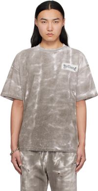 We11done Gray Muddy T-shirt