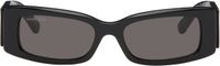 Balenciaga Black Rectangular Sunglasses