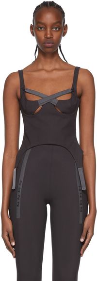 KNWLS SSENSE Exclusive Brown Camisole