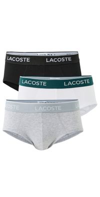 Lacoste Cotton Stretch Jersey Briefs 3 Pack Multi S