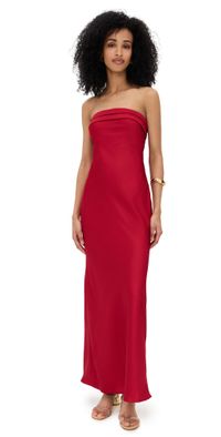 Runaway the Label Delilah Maxi Dress Red L