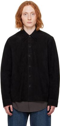 OUR LEGACY Black Welding Suede Jacket