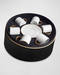 Neptune Espresso Cup & Saucer, Set of 6