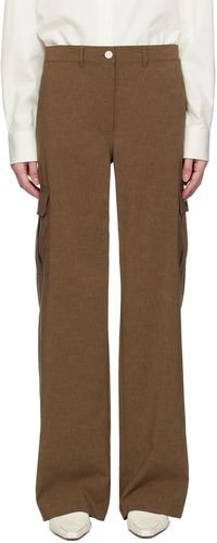Theory Pantalon cargo brun à six poches