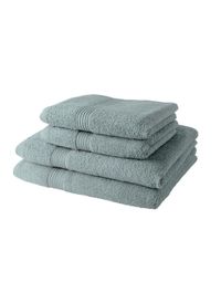 Today Linge De Maison - Lot de serviettes et draps de bain en coton - Taille 50x90 - Vert