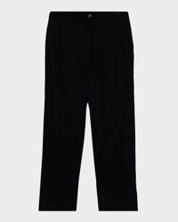 Men's Tapered Velvet Trousers