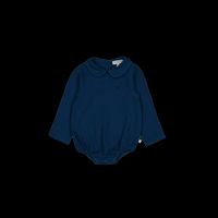 Petite Lucette - Body col claudine en coton bio - Taille 24M - Bleu