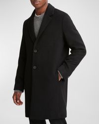 Men's Classic Wool-Blend Topcoat