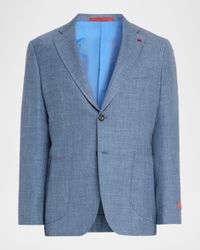 Men's Thin Stripe Single-Breasted Suit