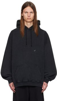 VETEMENTS Black 'I'm Not Doing Shit Today' Hoodie