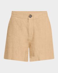 Mid-Rise Hemp Shorts