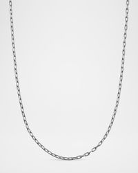3mm Men's DY Madison Chain Necklace in Silver
