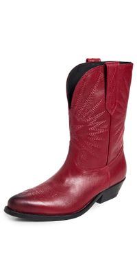 Golden Goose Wish Star Low Boots Red 35