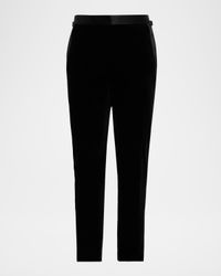 Men's Shelton Velvet Tuxedo Stripe Formal Pants
