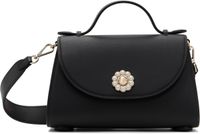 Simone Rocha Black Beaded Crossbody Pochette Valentine Bag