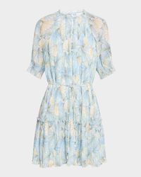 Dorrie Short-Sleeve Mini Dress