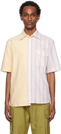 Marni Multicolor Paneled Shirt