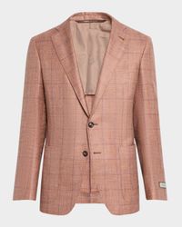 Men's Windowpane Sport Coat
