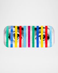 Face Stripes Tray, 9.8" x 23.63"