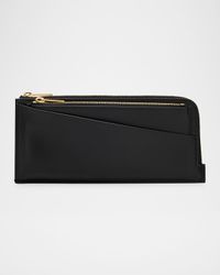 Long Wallet in Smooth Box Calf Leather