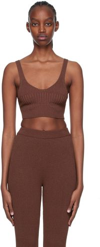 AERON Brown Joan Tank Top