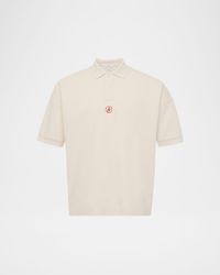 Men's Anchor Embroidery Polo Shirt