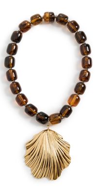 Julietta Greco Necklace Gold/Brown One Size