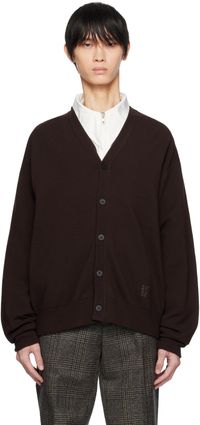 Wooyoungmi Brown Buttoned Cardigan