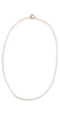 SHASHI Pearl Ciel Necklace Gold One Size