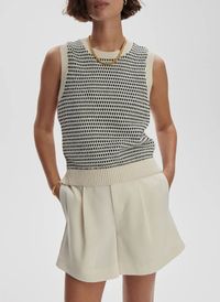 Varley - Pull col rond en coton - Taille L - Multicolore