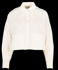 Max Mara Week End - Chemise droite en coton - Taille 42 - Blanc