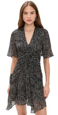 Isabel Marant Étoile Vivienne Dress Black/Ecru 40