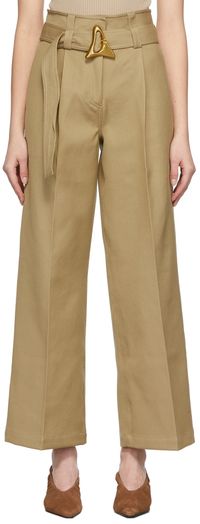AERON Beige Flyn Trousers