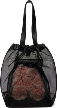 Simone Rocha Black Carnation Pocket Tote