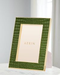 Classic Croc Leather Frame, 4" x 6"