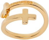 Dsquared2 Gold Jesus Ring