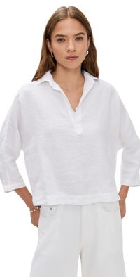 Frank & Eileen Popover Shirt White L