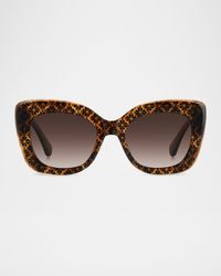 kalie square acetate sunglasses
