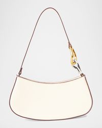 Ollie Zip Leather Shoulder Bag