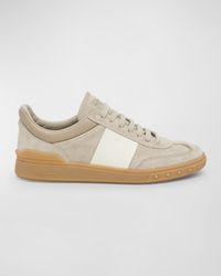 Upvillage Bicolor Stripe Low-Top Sneakers