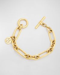Gold Oval Link Chain Bracelet