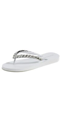 Mystique Flip Flops White/Clear 9/10