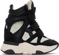 Isabel Marant Off-White & Black Balskee Sneakers