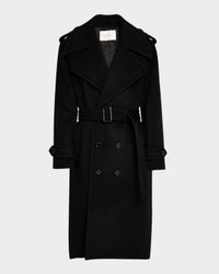 Men's Double-Breasted Overcoat