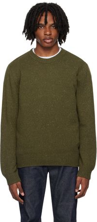 A.P.C. Khaki Lucien Sweater