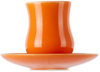 Paula Canovas Del Vas Orange Tea Cup & Saucer Set