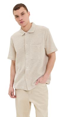 Norse Projects Gustav Crochet Jersey Shirt Oatmeal S