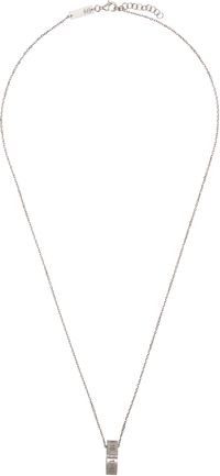 Maison Margiela Silver Number Reference Necklace