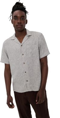 Faherty Breeze Camp Shirt Stone Coast XXL