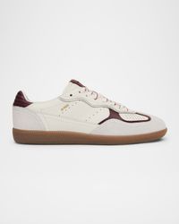 TB.490 Rife Mixed Grain Leather Low-Top Sneakers